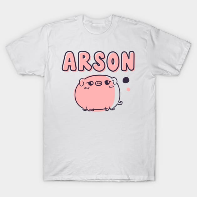 arson piggy T-Shirt by goblinbabe